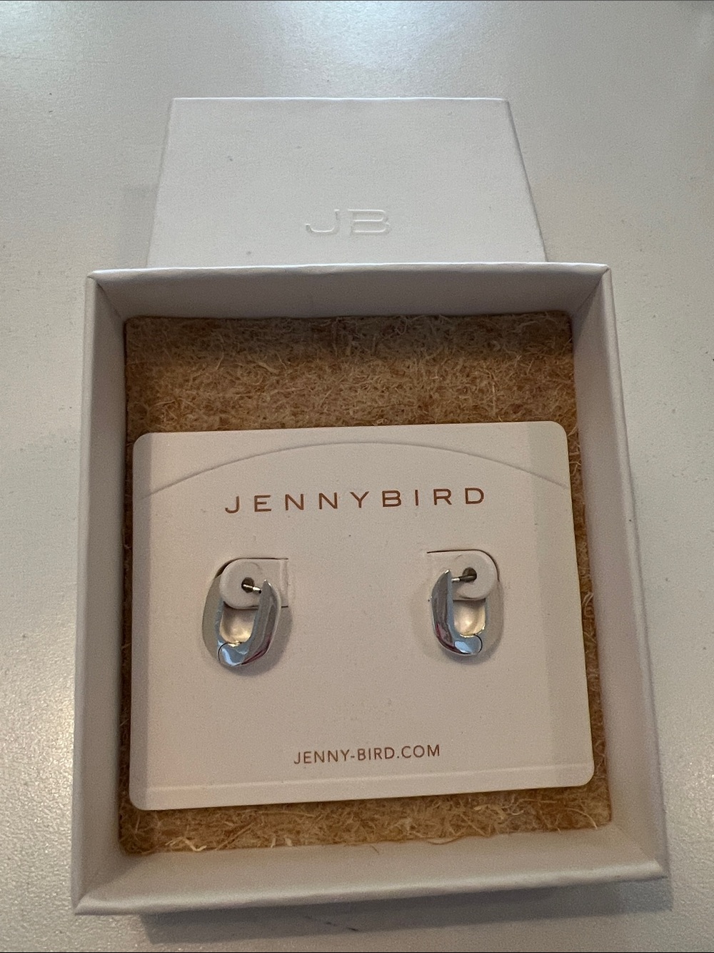 Jenny Bird Teeni Toni Huggies - silver - NIB